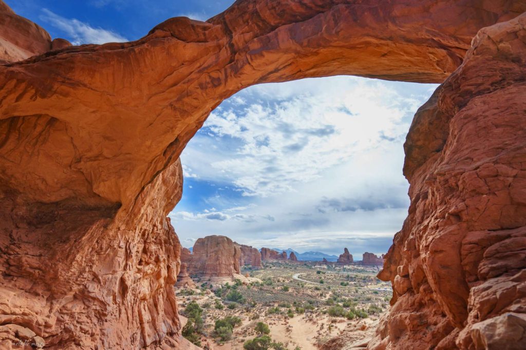 arches national park double arch lookout