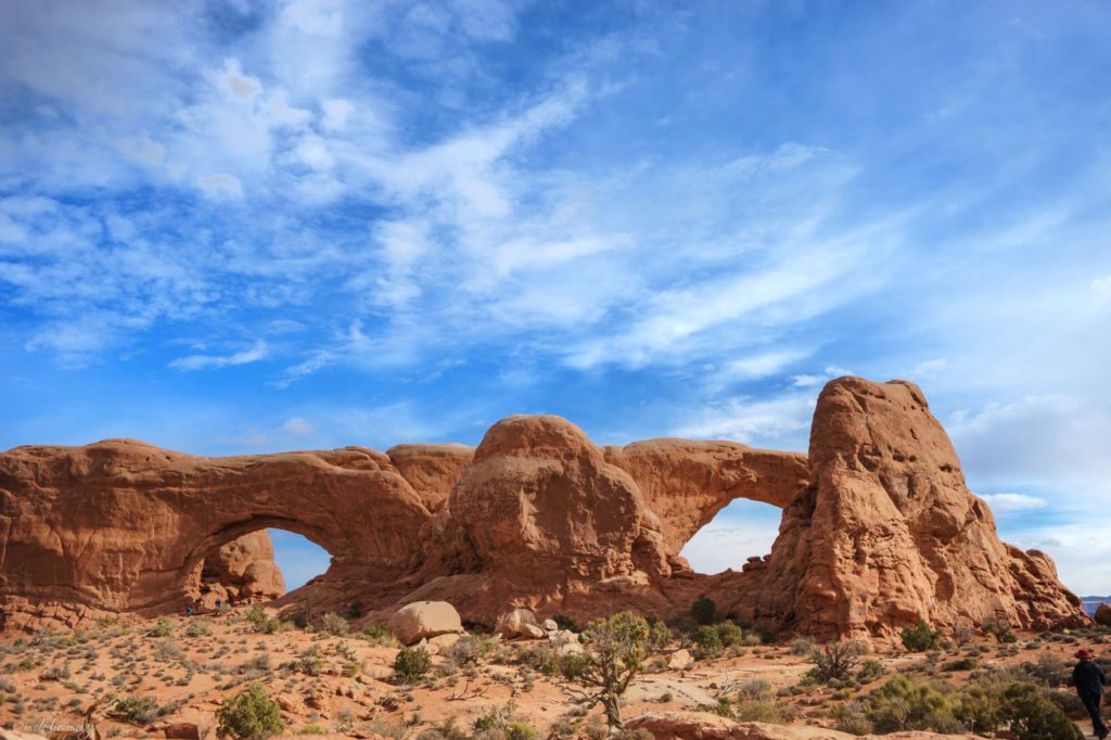 arches national park north south windows