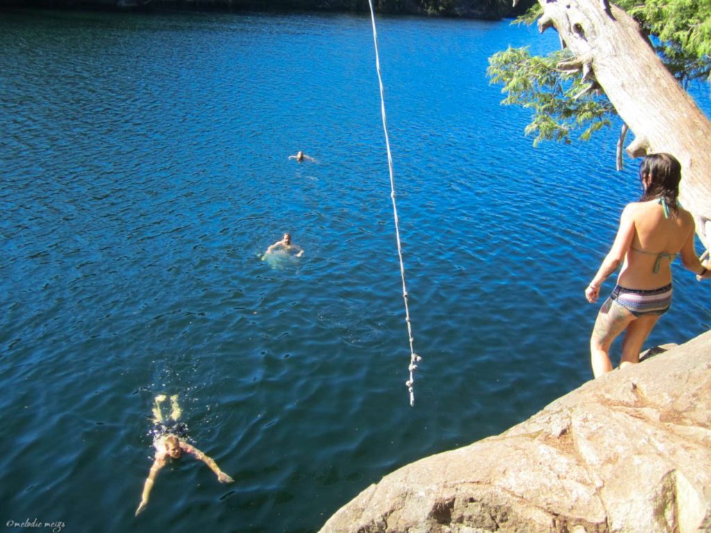 brohm lake rope swing