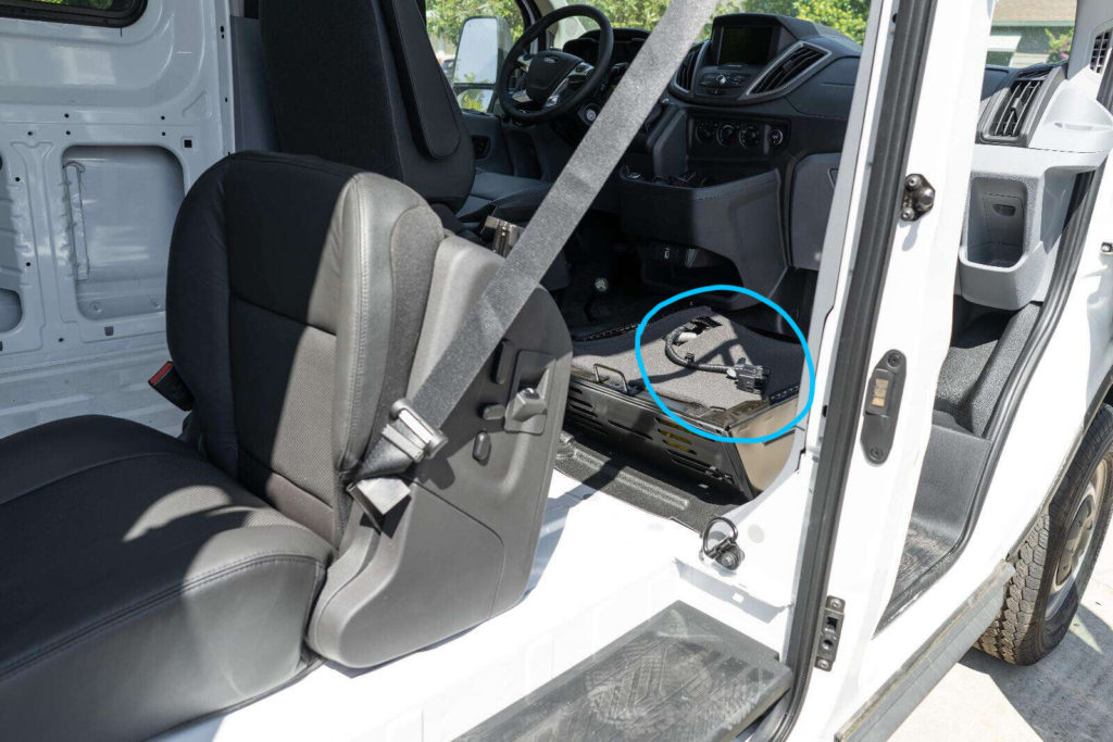 Ford transit connect sales front seat conversion