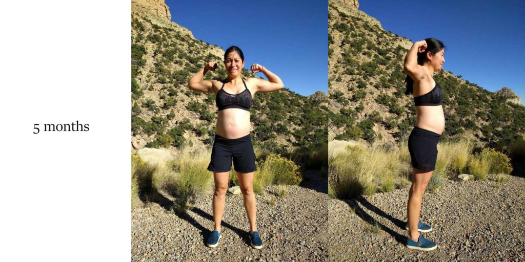 rock climbing while pregnant 5 months