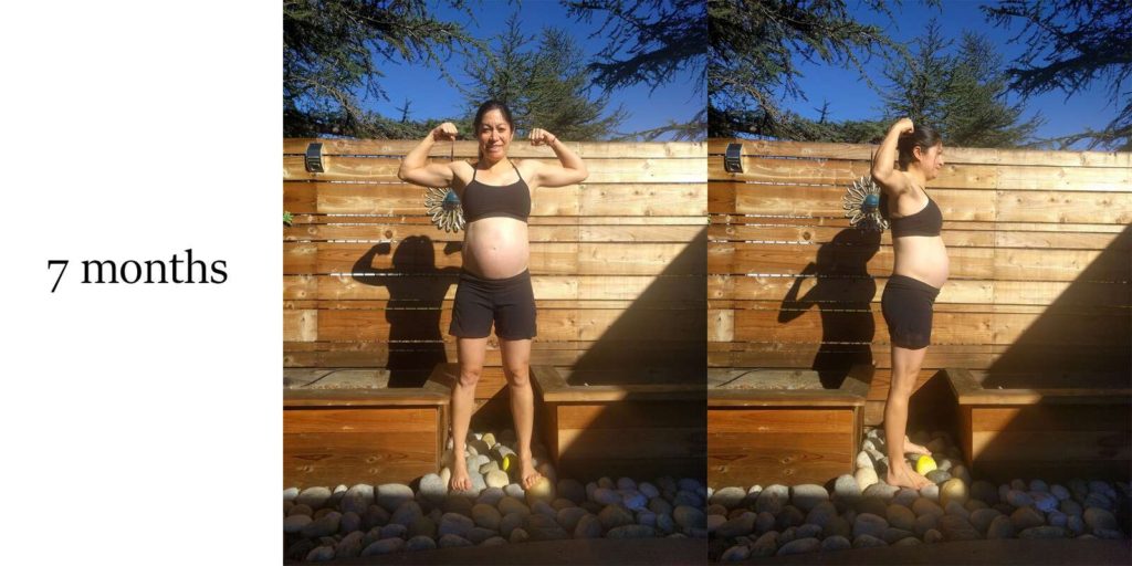 rock climbing while pregnant 7 months