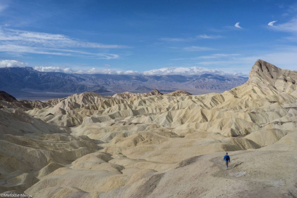 Golden Canyon-Gower Gulch-Zabriskie point loop in Death Valley