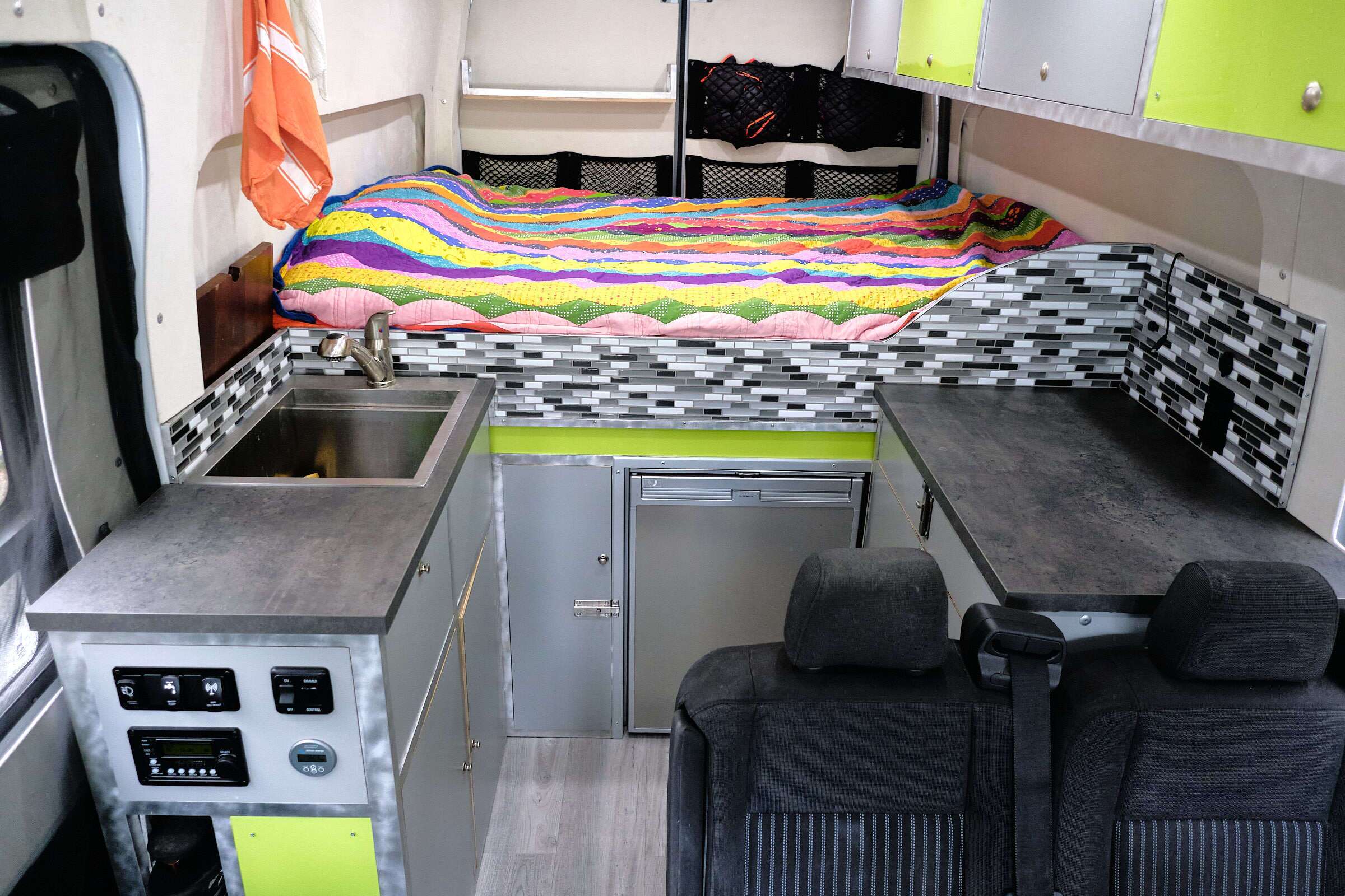 Ford Transit camper van build interior