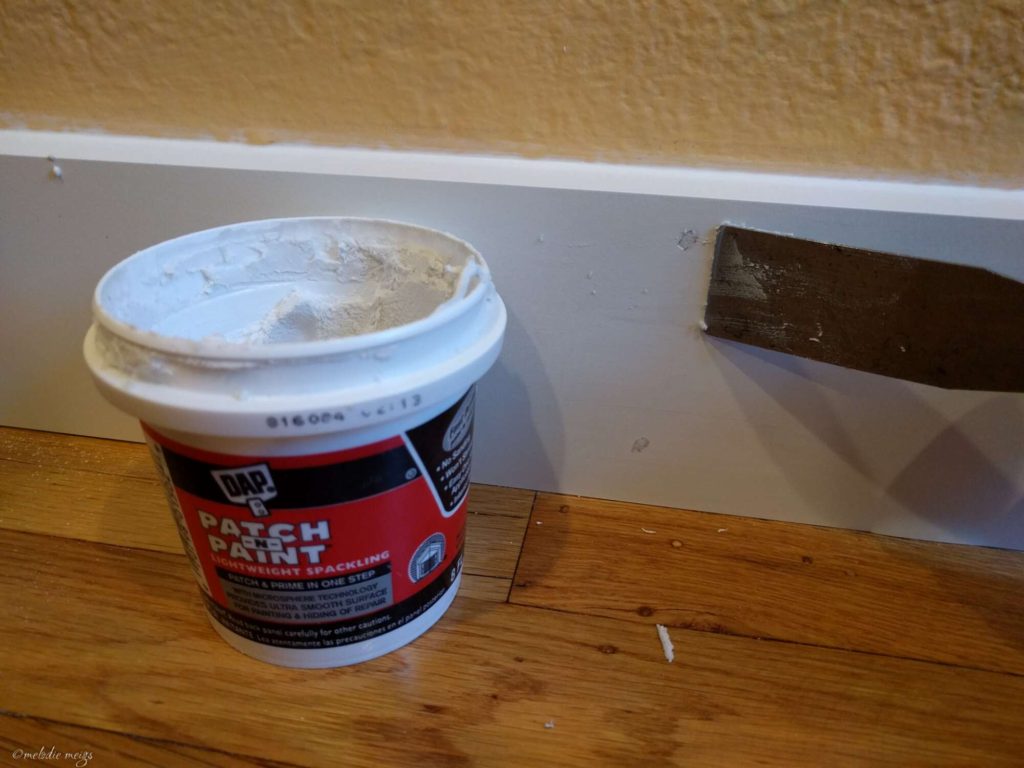 how to fill nail holes in mdf trim putty