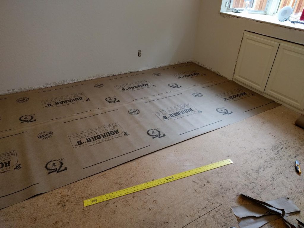 How To Install Hardwood Floor Over, What Do You Lay Under Hardwood Floors