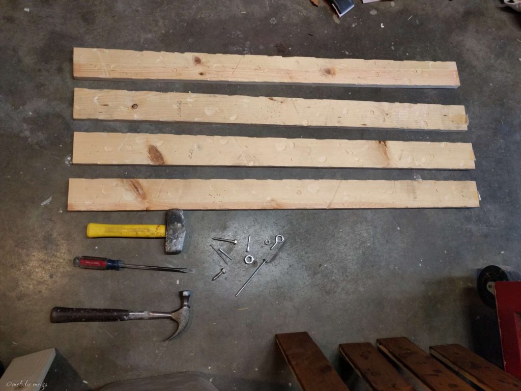how to distress wood for a kitchen island staining
