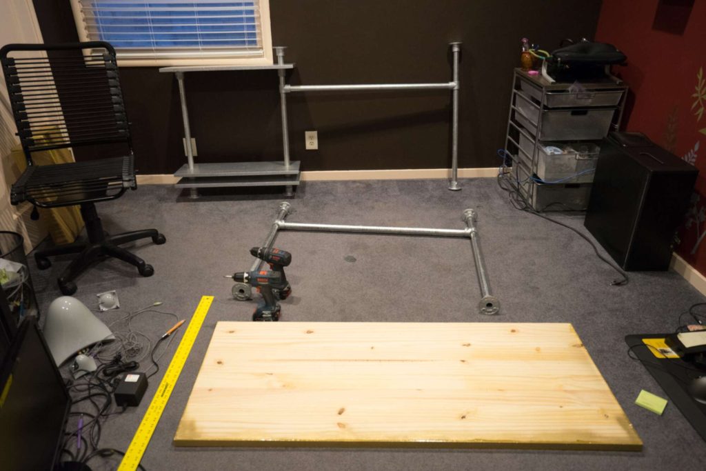 How To Build An Affordable Standing Desk With Almost No Tools