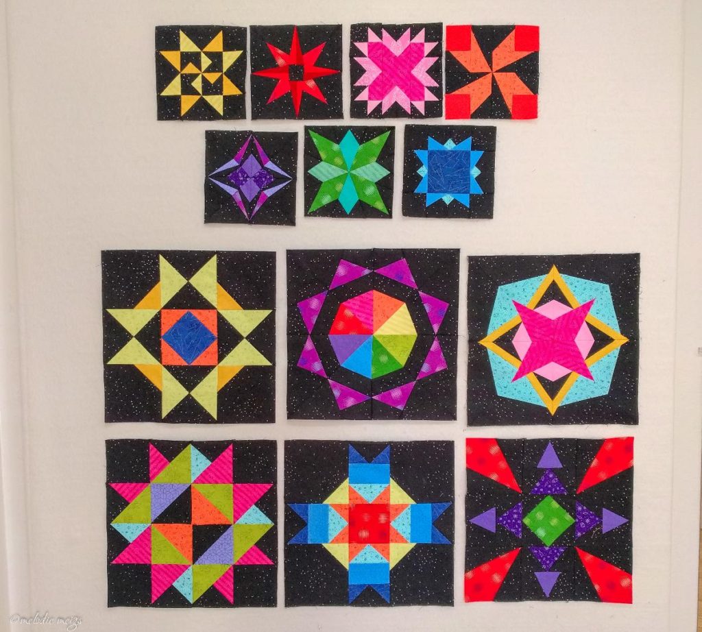 summer star sampler quilt blocks