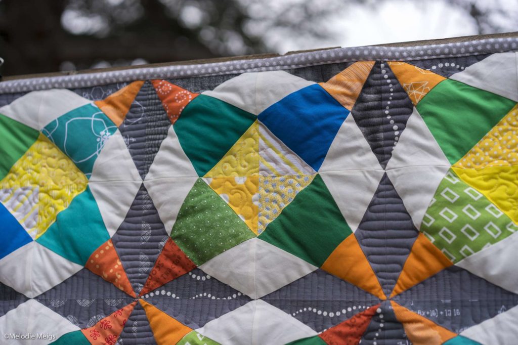 vintage inspired baby quilt