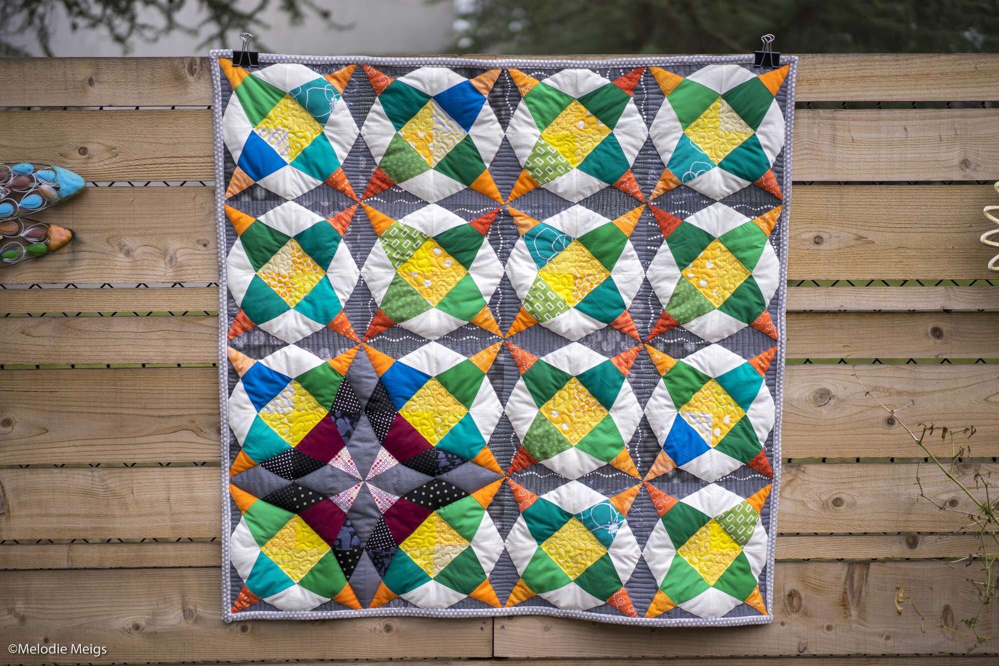 vintage inspired baby quilt