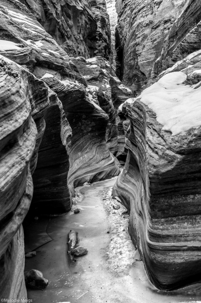 zion national park slot canyon